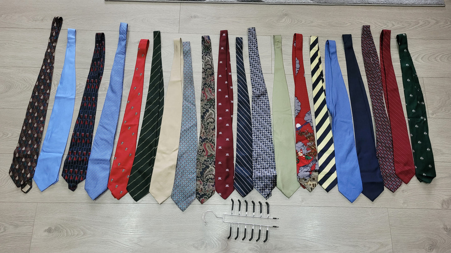 20 Ties with Tie holder